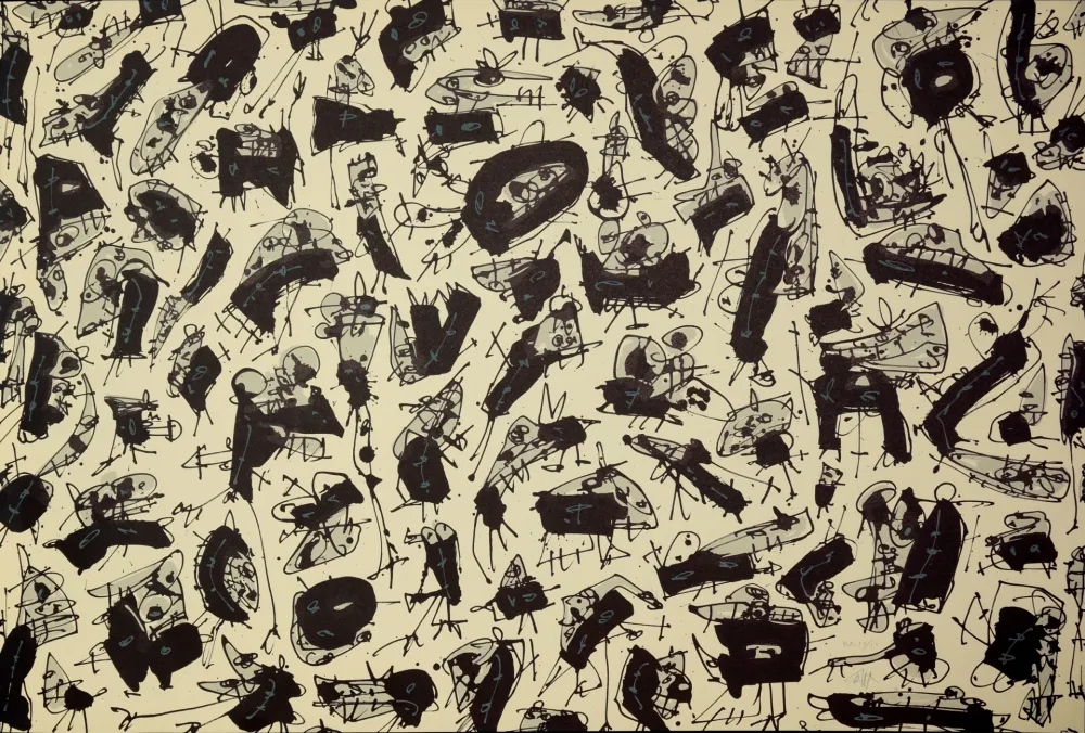 Литография Saura - Nombre de curés, Planches 2