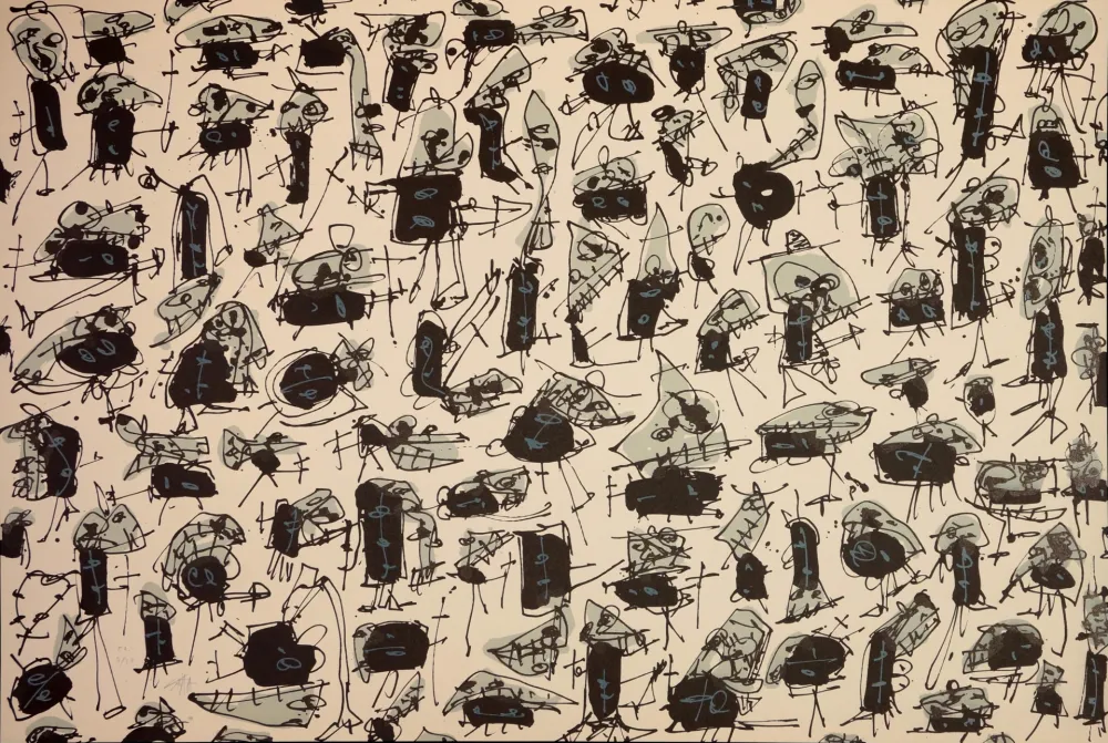 Литография Saura - Nombre de curés, Planches 5