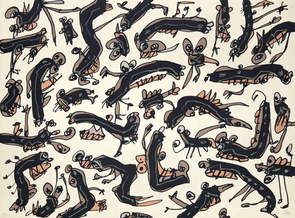 Литография Saura - Péchés capitaux 2 L'envie