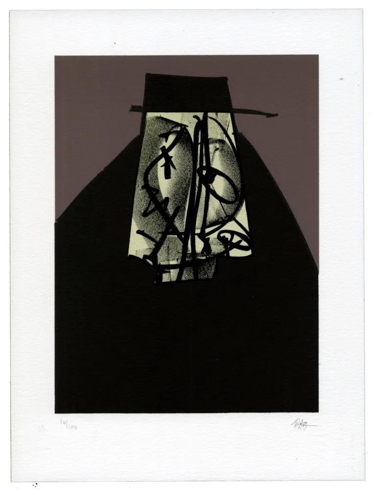 Литография Saura - Portrait I