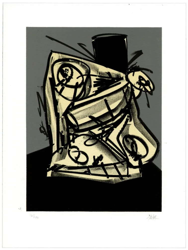 Литография Saura - Portrait II