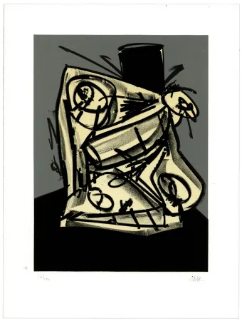 Литография Saura - Portrait II