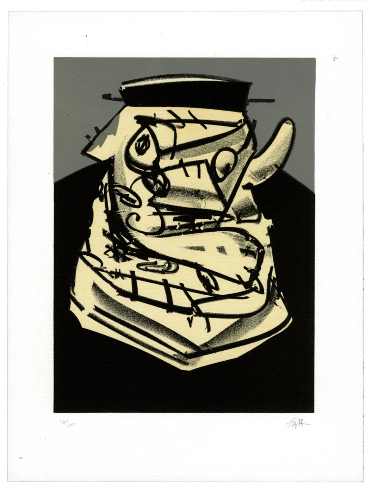 Литография Saura - Portrait IV