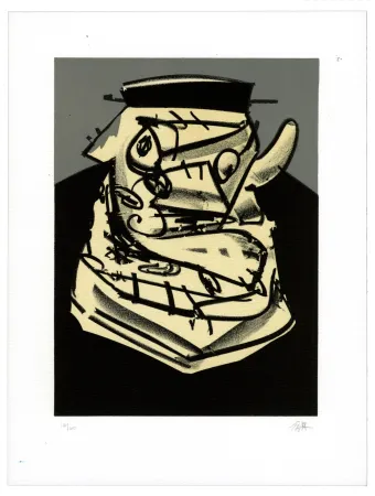 Литография Saura - Portrait IV