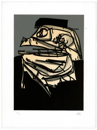 Литография Saura - Portrait IX