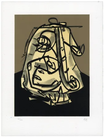 Литография Saura - Portrait V