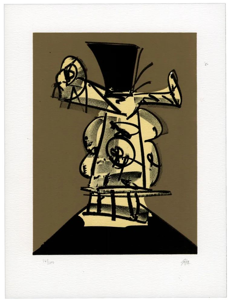 Литография Saura - Portrait VIII