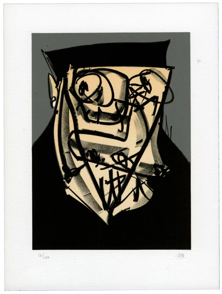 Литография Saura - Portrait XIV