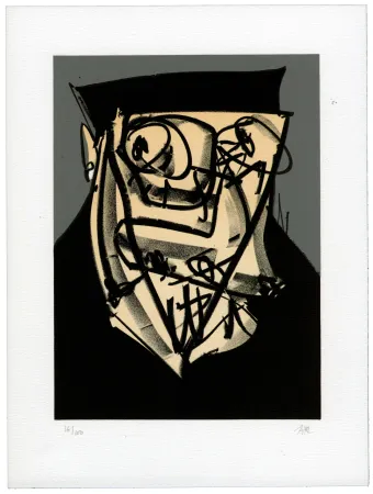 Литография Saura - Portrait XIV