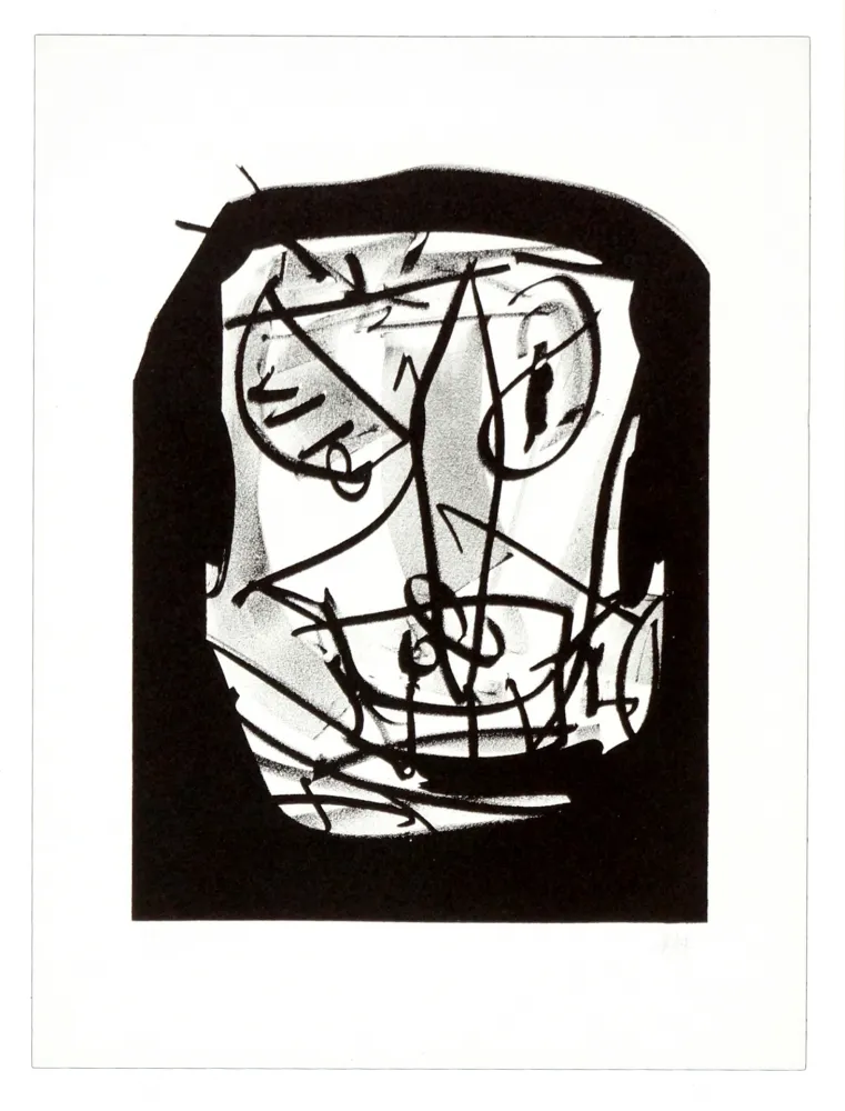 Литография Saura - Retrato