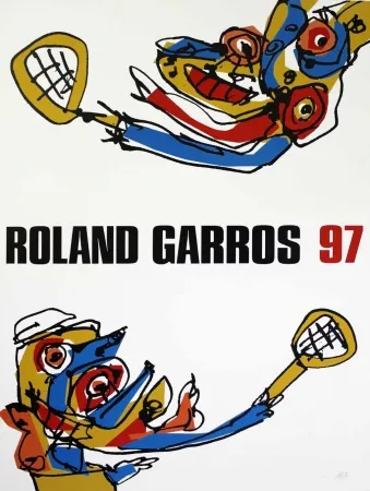 Сериграфия Saura - Roland Garros 97
