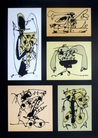 Литография Saura - Sans Titre