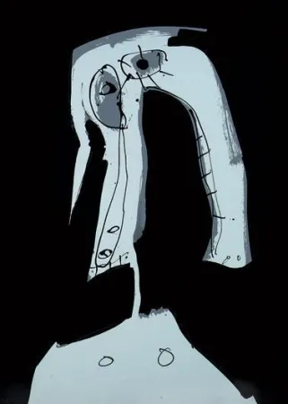 Сериграфия Saura - Sans Titre 