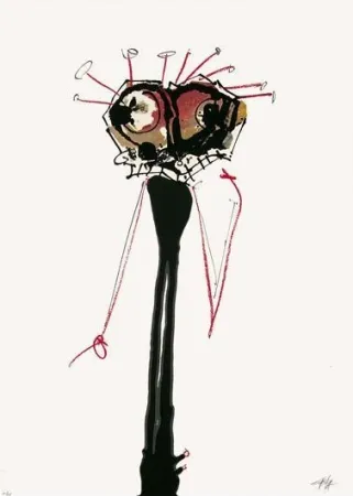 Сериграфия Saura - Sans titre