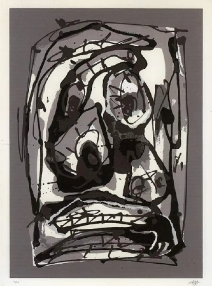 Сериграфия Saura - Serie Emblemas, plancha 3