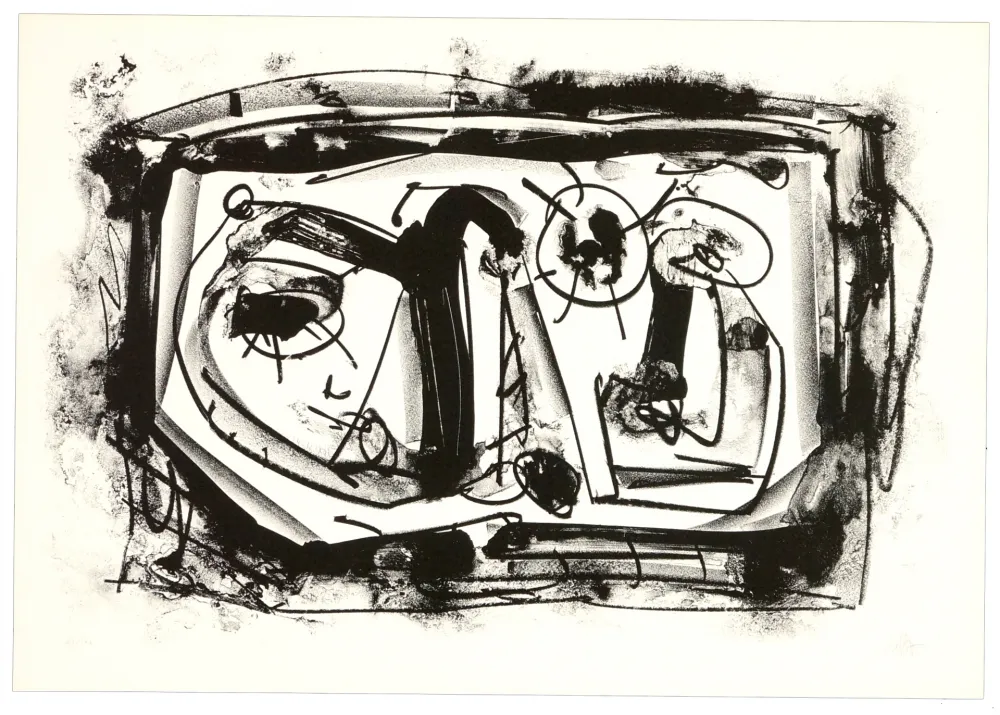 Литография Saura - Suaire