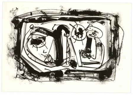 Литография Saura - Suaire