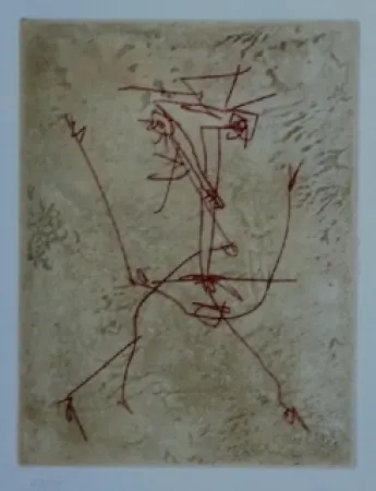 Офорт И Аквитанта Saura - Tête