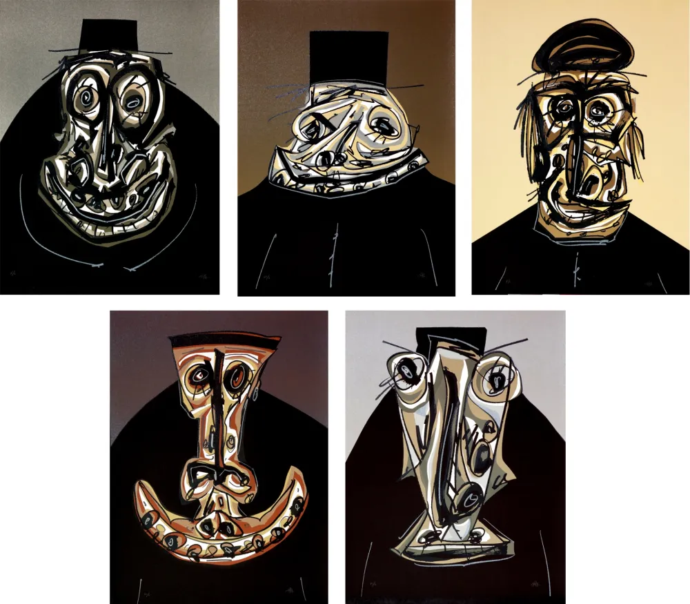 Литография Saura - Un chair d'ombre