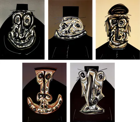 Литография Saura - Un chair d'ombre