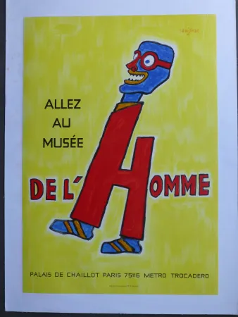 Афиша Savignac - Allez au musée de l'homme 