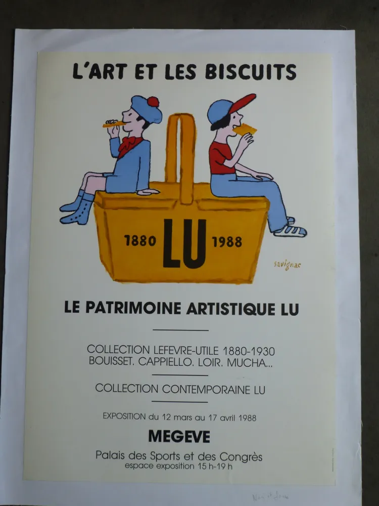 Афиша Savignac - Le patrimoine artistique LU ,l'art et les biscuits 