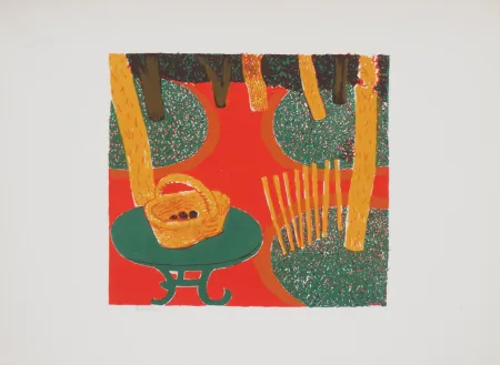 Литография Savin  - Le Jardin