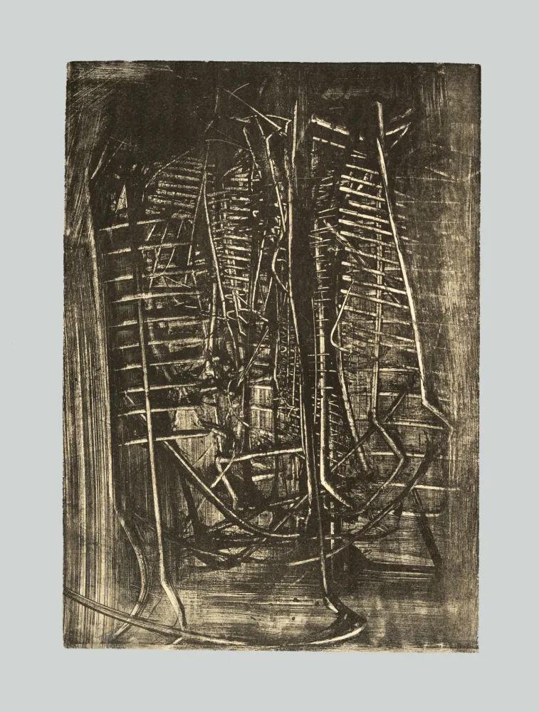 Литография Scanavino - Composizione