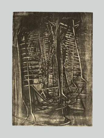 Литография Scanavino - Composizione