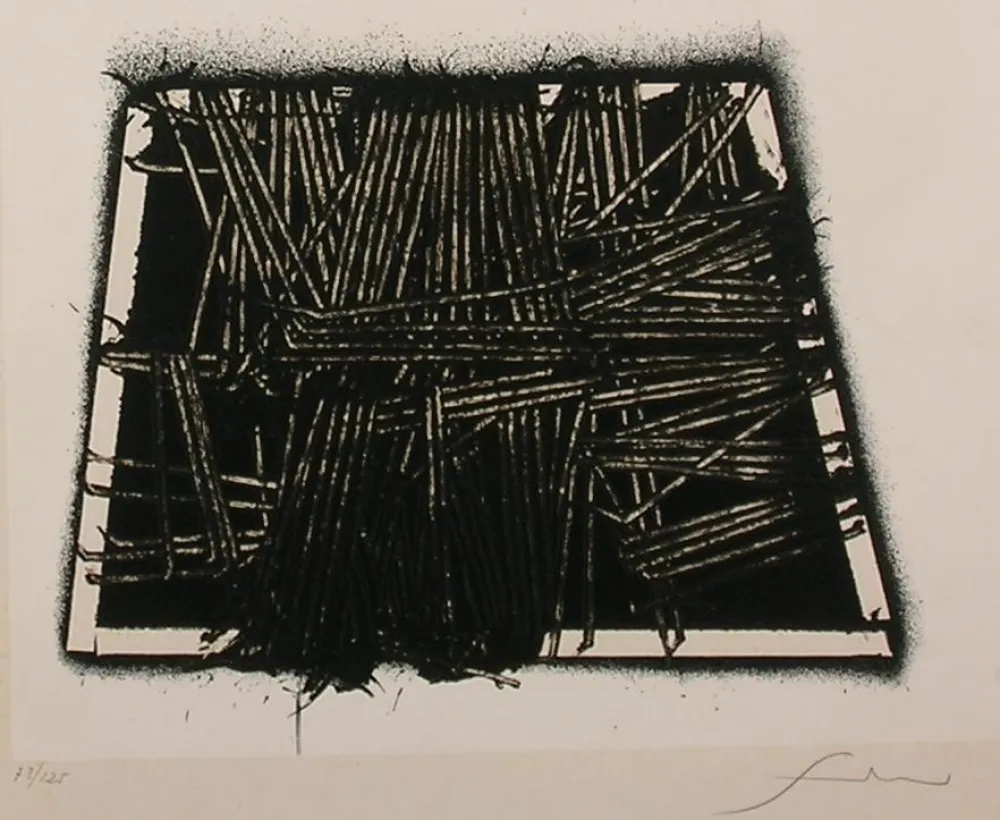 Литография Scanavino - SENZA TITOLO