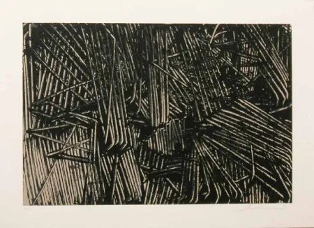 Литография Scanavino - SENZA TITOLO