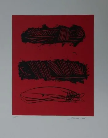 Литография Scanavino - Senza titolo