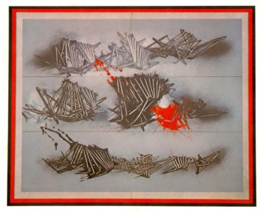 Сериграфия Scanavino - Storia in tre tempi