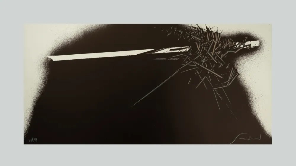 Сериграфия Scanavino - Tramature (H)