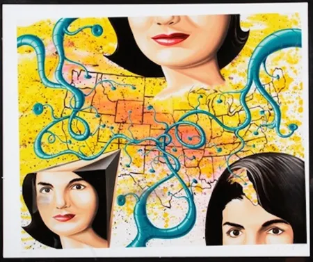 Сериграфия Scharf - 3 Faces Jackie