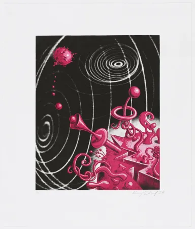 Офорт Scharf - Galaxiverse