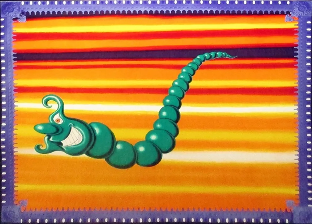 Сериграфия Scharf - Jade Pea God