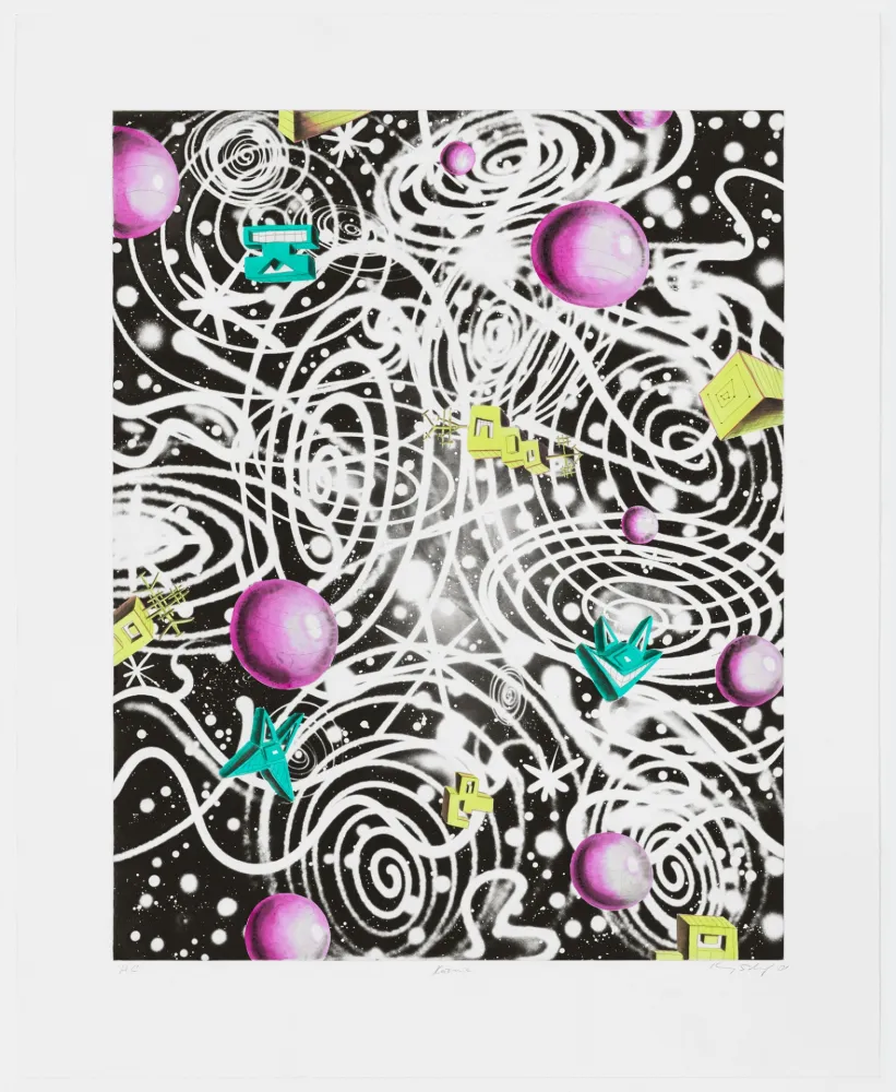 Офорт Scharf - Kozmik