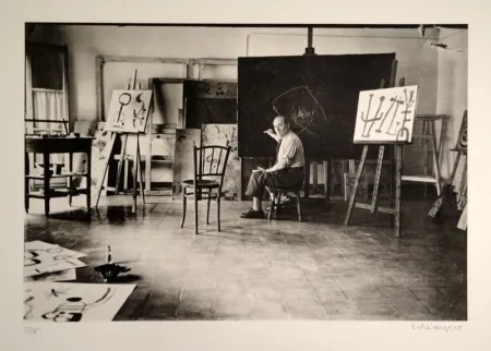 Фотографии Scheidegger - Miro im Atelier