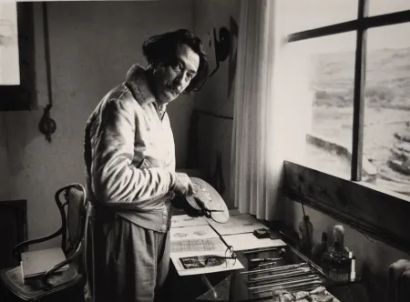 Фотографии Scheidegger - Salvador Dali, um 1953. 
