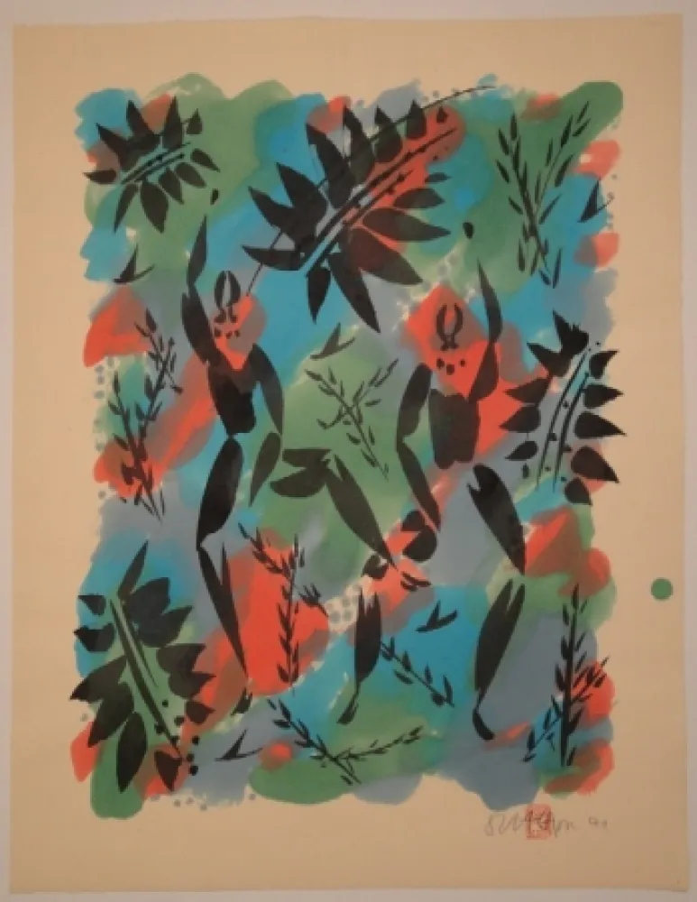 Монотип Scheidl - Tanzfigur