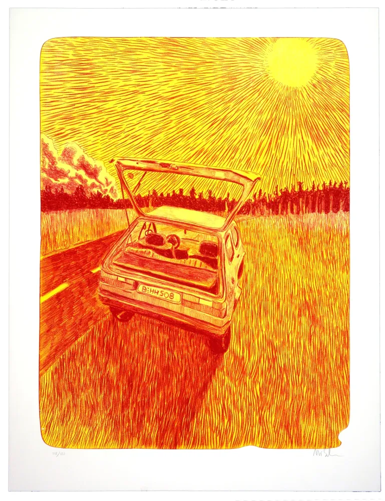 Литография Schelde - Car