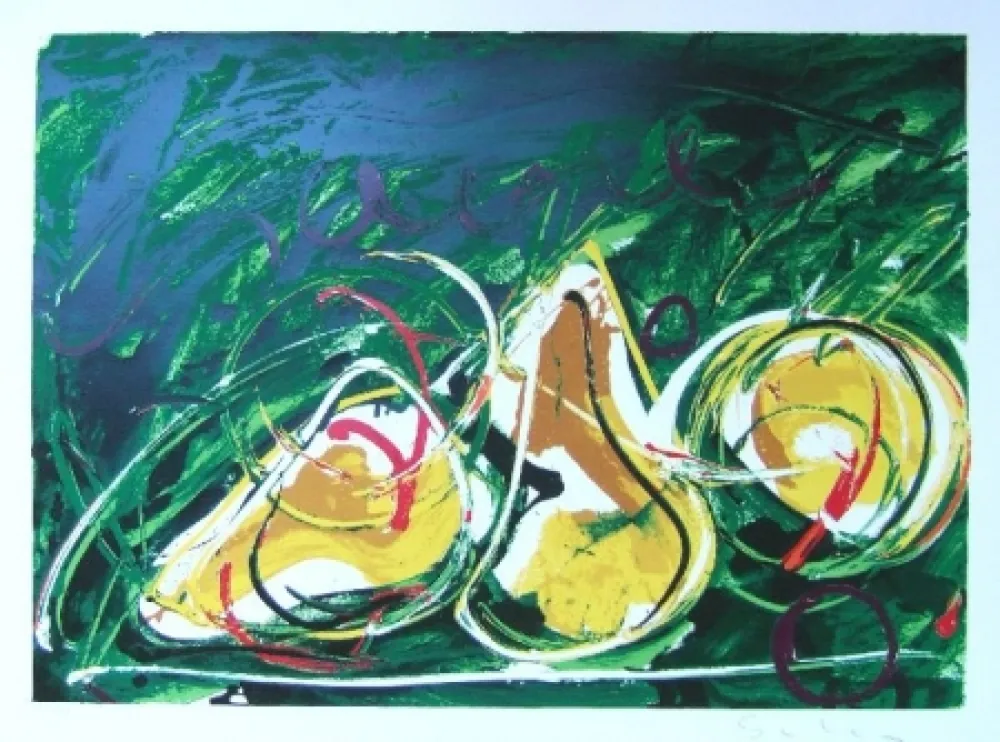 Сериграфия Schifano - Apple