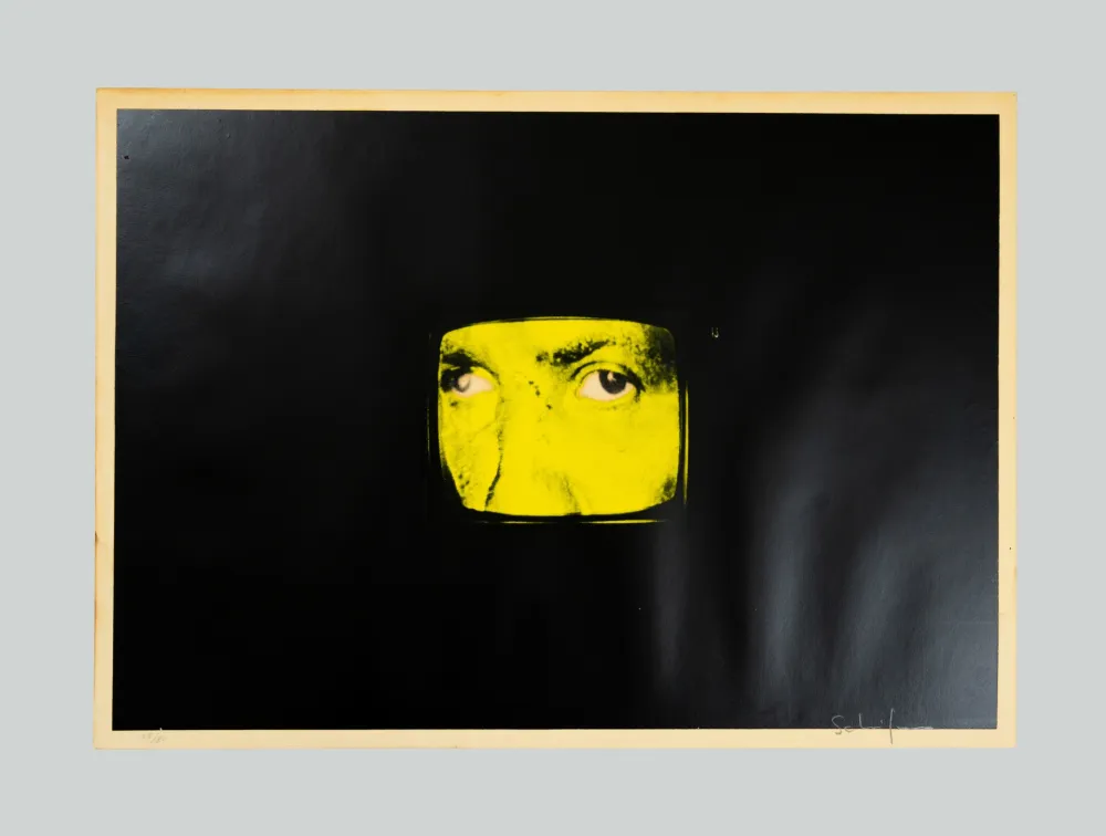 Сериграфия Schifano - Composizione