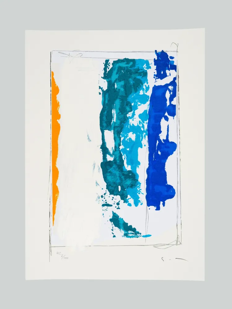 Сериграфия Schifano - Composizione