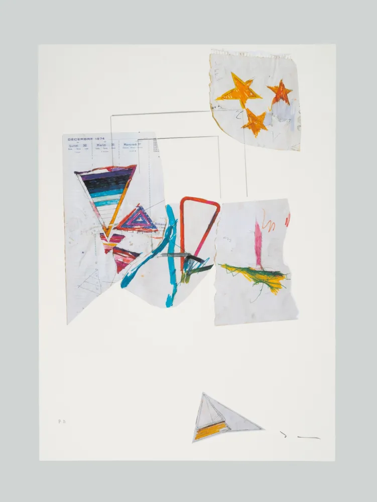 Литография Schifano - Composizione