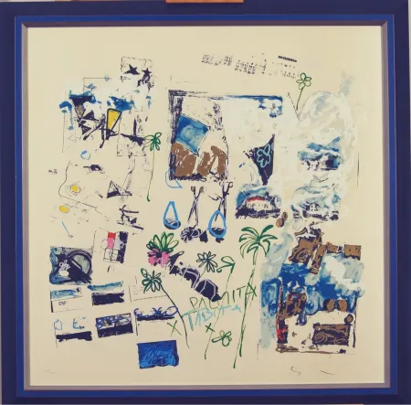 Литография Schifano - Dicembre