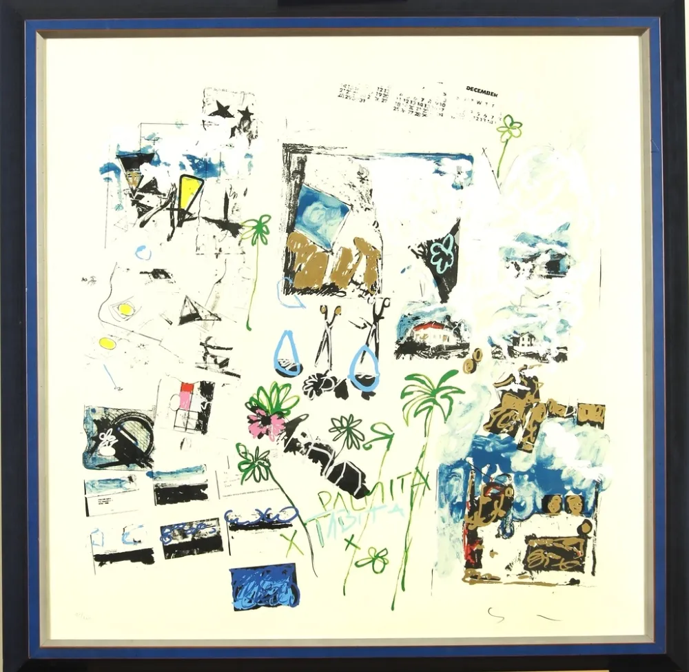 Литография Schifano - Dicembre