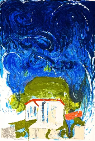 Сериграфия Schifano - Mario Schifano (1934–1998) - Casa Dolce - Enamel screen printing and collage - 1997