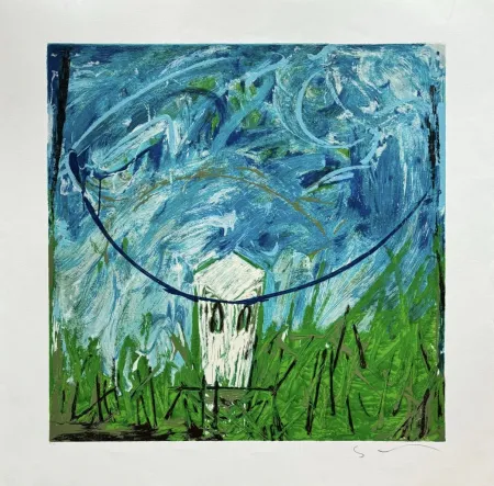 Сериграфия Schifano - Mario Schifano (1934–1998) - Grand'angolo - Enamel screen printing - 1988